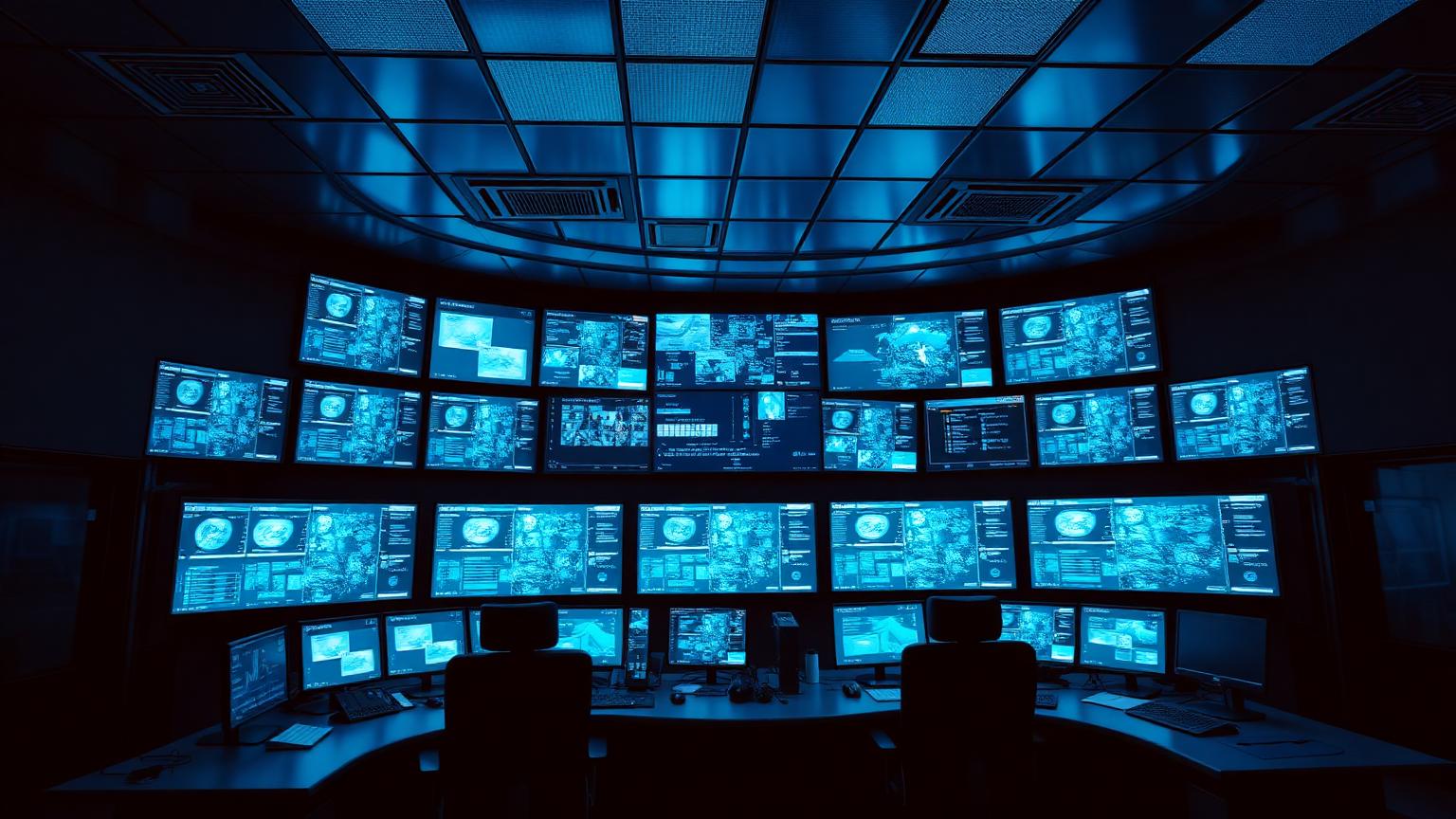 Security analyst monitoring endpoint detection and response alerts
