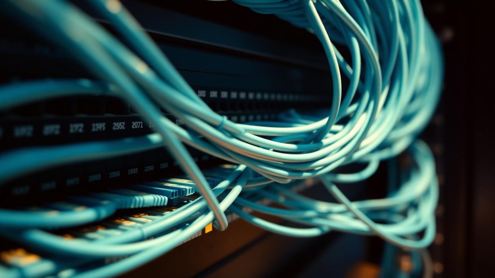 Structured Cabling - photoreal premium imagery for Telappliant IT Infrastructure