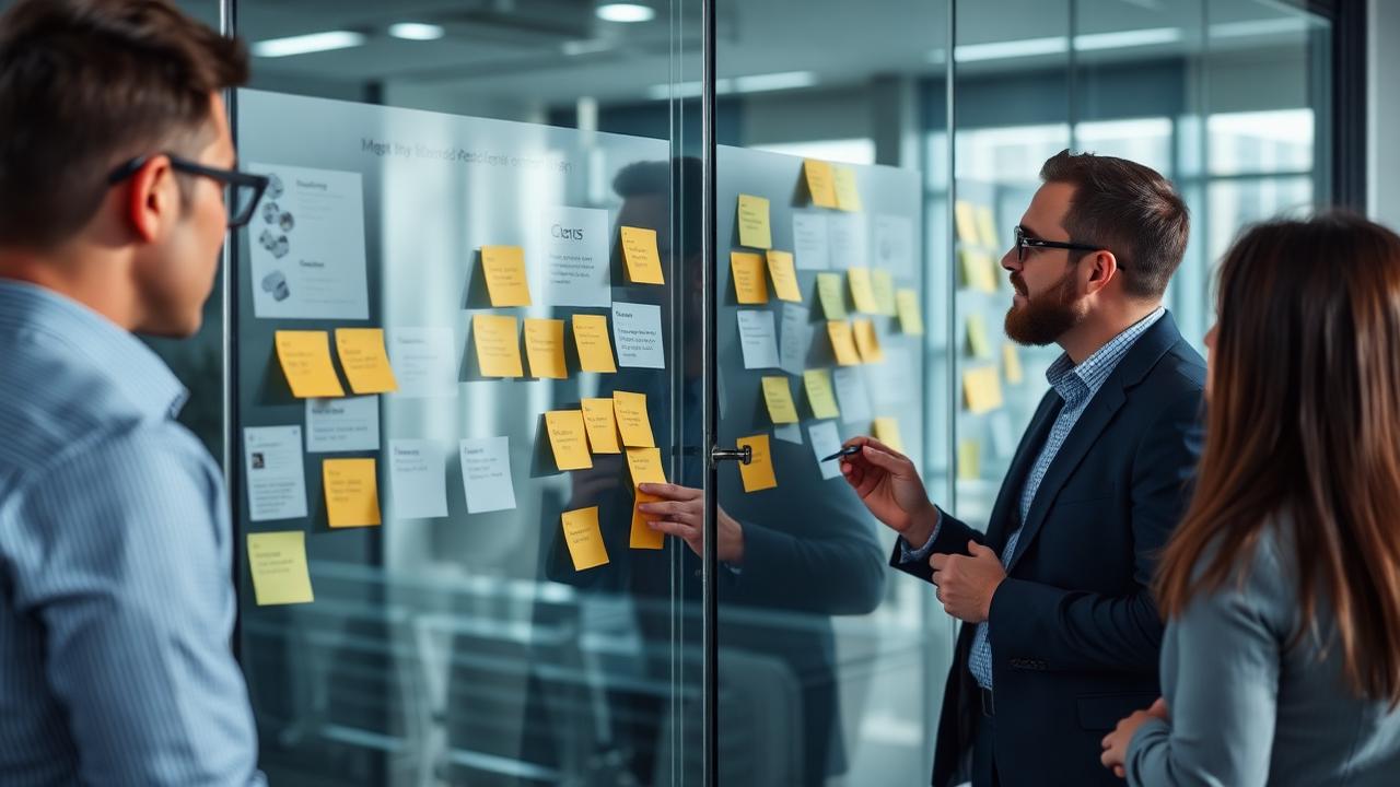 Business team working on cloud-hosted applications